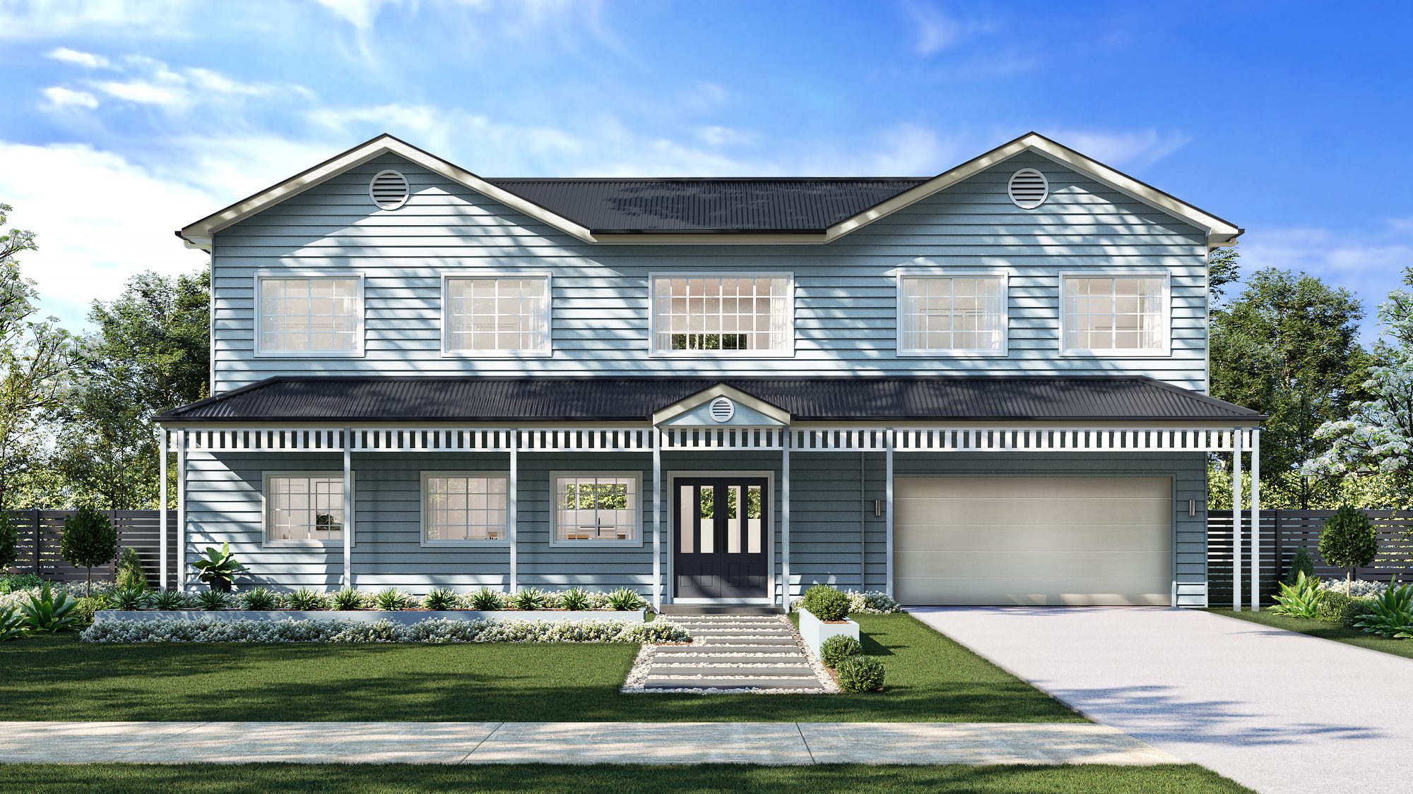 Yellowwood two storey Hampton style home