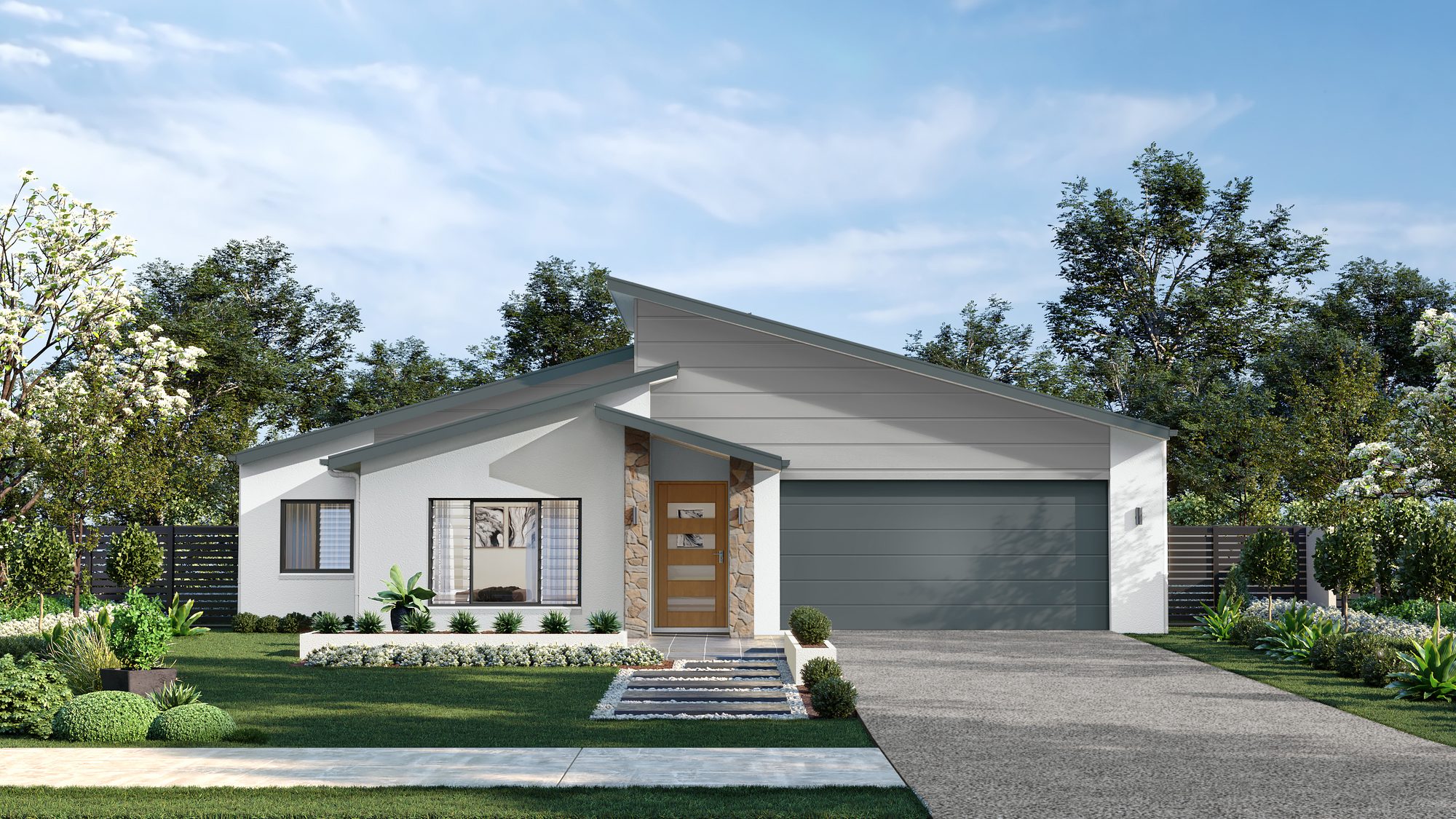 Yellowwood knockdown rebuild, completed single storey home