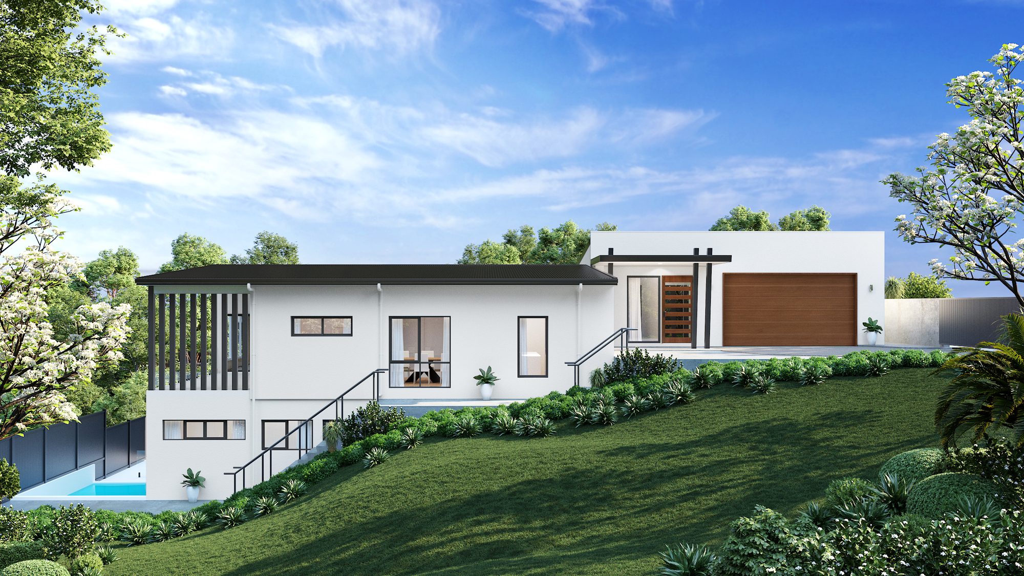 Yellowwood home built on a sloping block